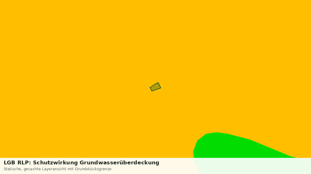 Statische Kartenansicht: LGB RLP: Schutzwirkung Grundwasserüberdeckung