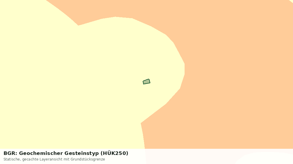 Statische Kartenansicht: BGR: Geochemischer Gesteinstyp (HÜK250)