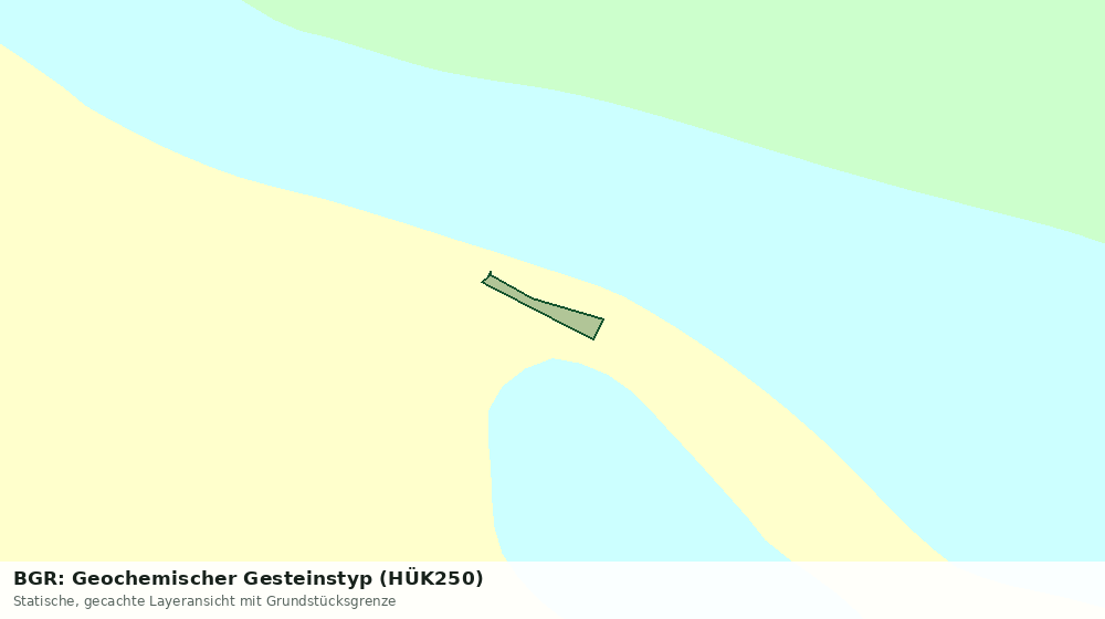 Statische Kartenansicht: BGR: Geochemischer Gesteinstyp (HÜK250)
