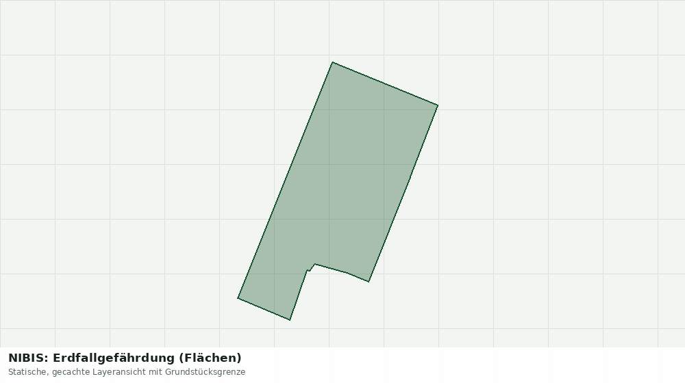 Statische Kartenansicht: NIBIS: Erdfallgefährdung (Flächen)