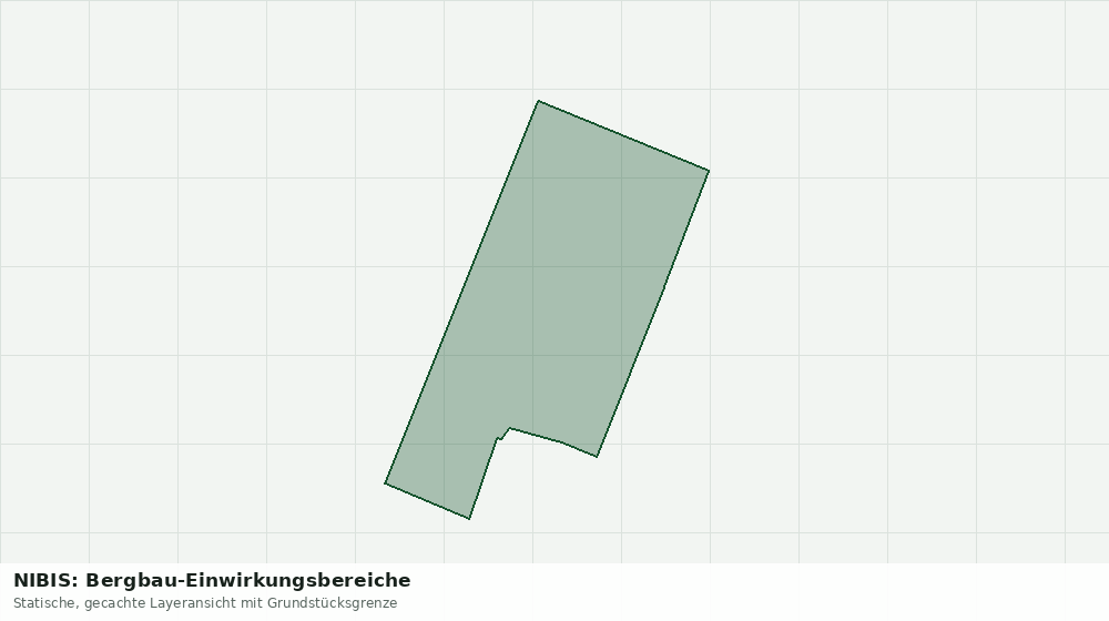 Statische Kartenansicht: NIBIS: Bergbau-Einwirkungsbereiche