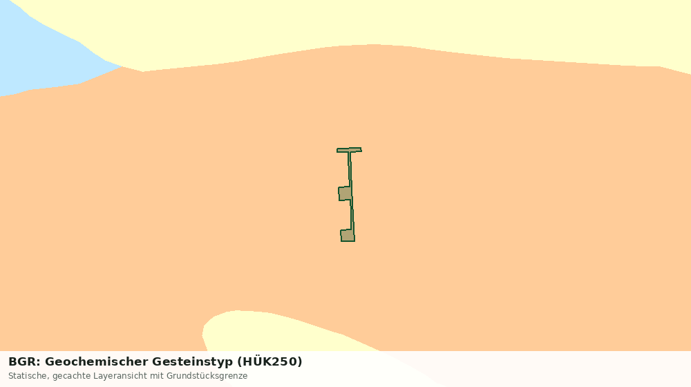 Statische Kartenansicht: BGR: Geochemischer Gesteinstyp (HÜK250)