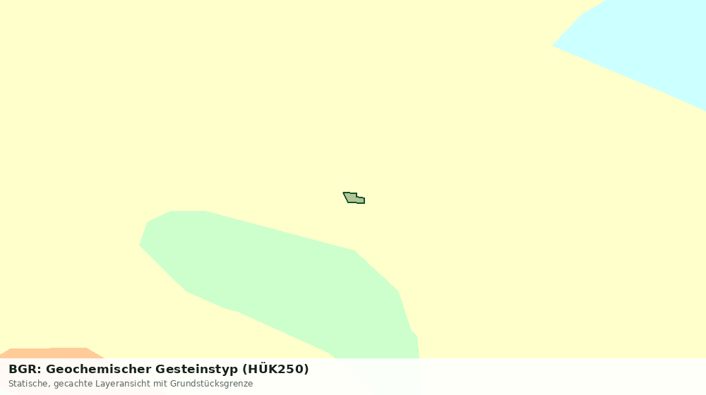 Statische Kartenansicht: BGR: Geochemischer Gesteinstyp (HÜK250)