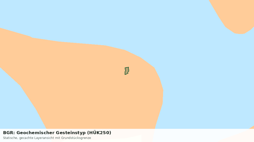 Statische Kartenansicht: BGR: Geochemischer Gesteinstyp (HÜK250)