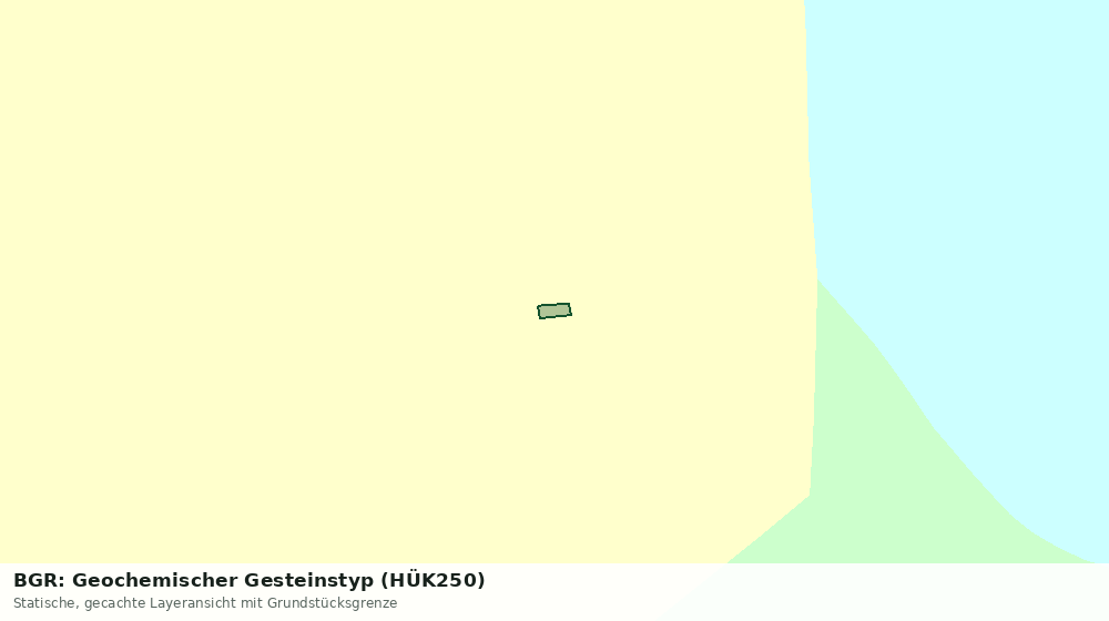 Statische Kartenansicht: BGR: Geochemischer Gesteinstyp (HÜK250)