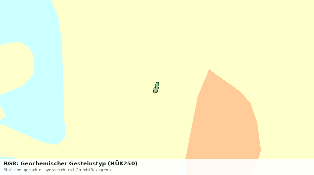 Statische Kartenansicht: BGR: Geochemischer Gesteinstyp (HÜK250)