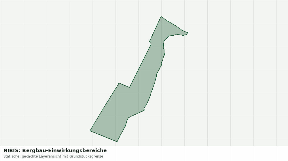 Statische Kartenansicht: NIBIS: Bergbau-Einwirkungsbereiche