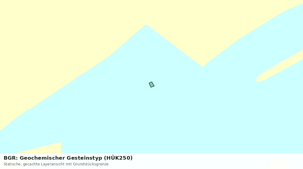 Statische Kartenansicht: BGR: Geochemischer Gesteinstyp (HÜK250)