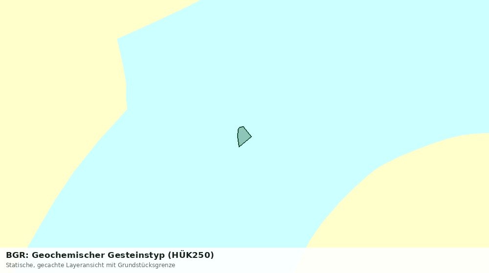 Statische Kartenansicht: BGR: Geochemischer Gesteinstyp (HÜK250)