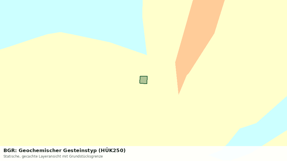 Statische Kartenansicht: BGR: Geochemischer Gesteinstyp (HÜK250)