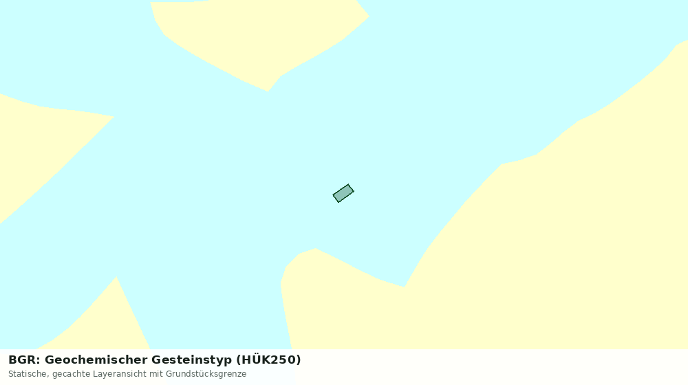 Statische Kartenansicht: BGR: Geochemischer Gesteinstyp (HÜK250)