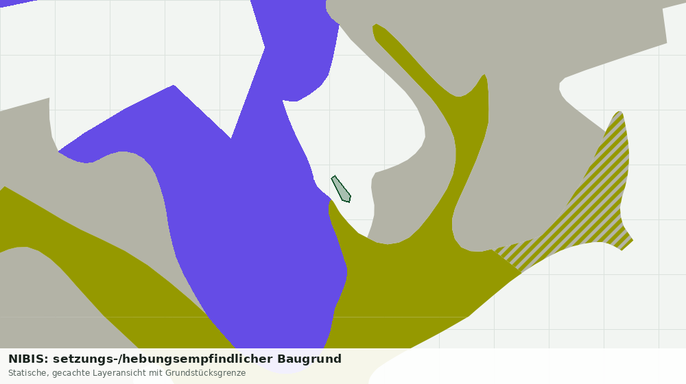 Statische Kartenansicht: NIBIS: setzungs-/hebungsempfindlicher Baugrund