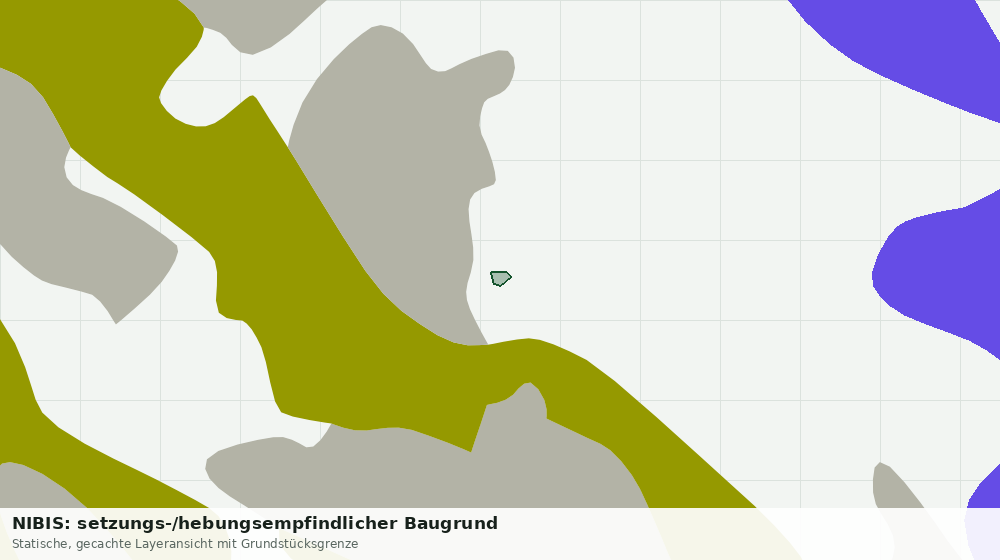 Statische Kartenansicht: NIBIS: setzungs-/hebungsempfindlicher Baugrund