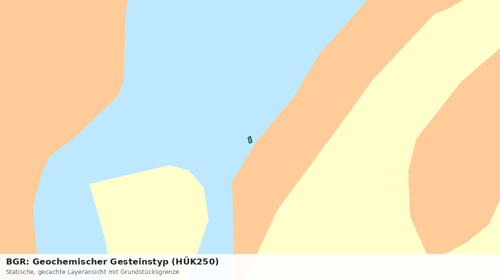 Statische Kartenansicht: BGR: Geochemischer Gesteinstyp (HÜK250)