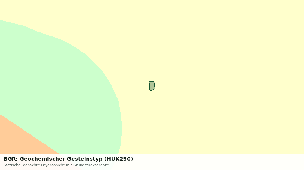Statische Kartenansicht: BGR: Geochemischer Gesteinstyp (HÜK250)