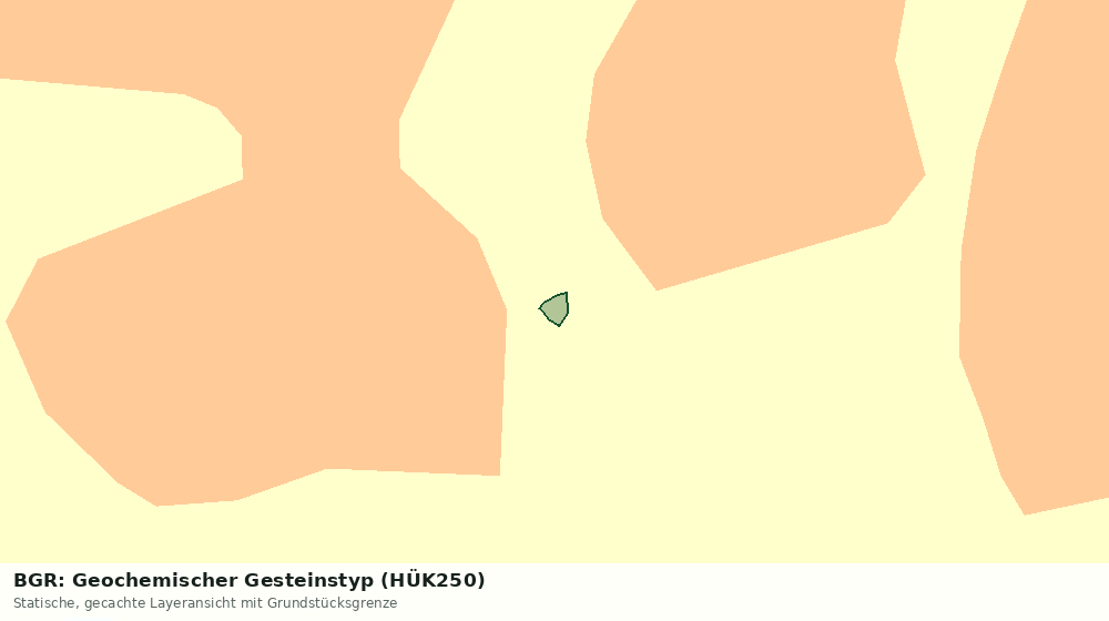 Statische Kartenansicht: BGR: Geochemischer Gesteinstyp (HÜK250)
