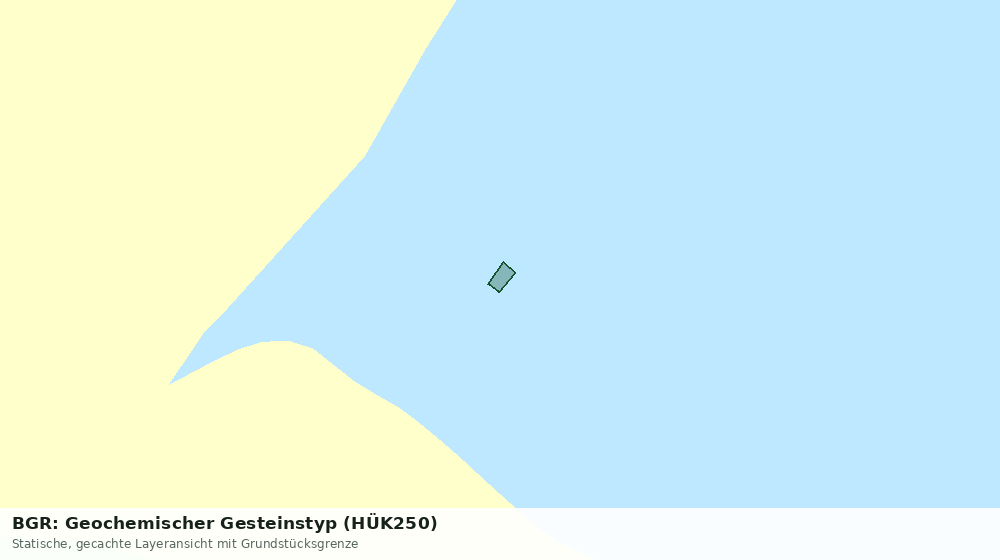 Statische Kartenansicht: BGR: Geochemischer Gesteinstyp (HÜK250)
