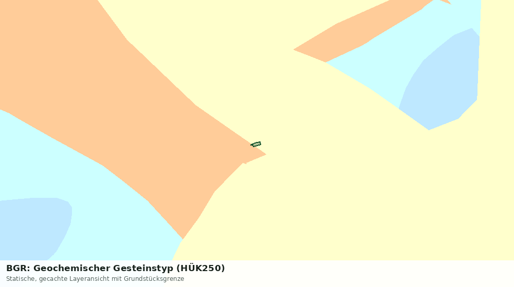 Statische Kartenansicht: BGR: Geochemischer Gesteinstyp (HÜK250)
