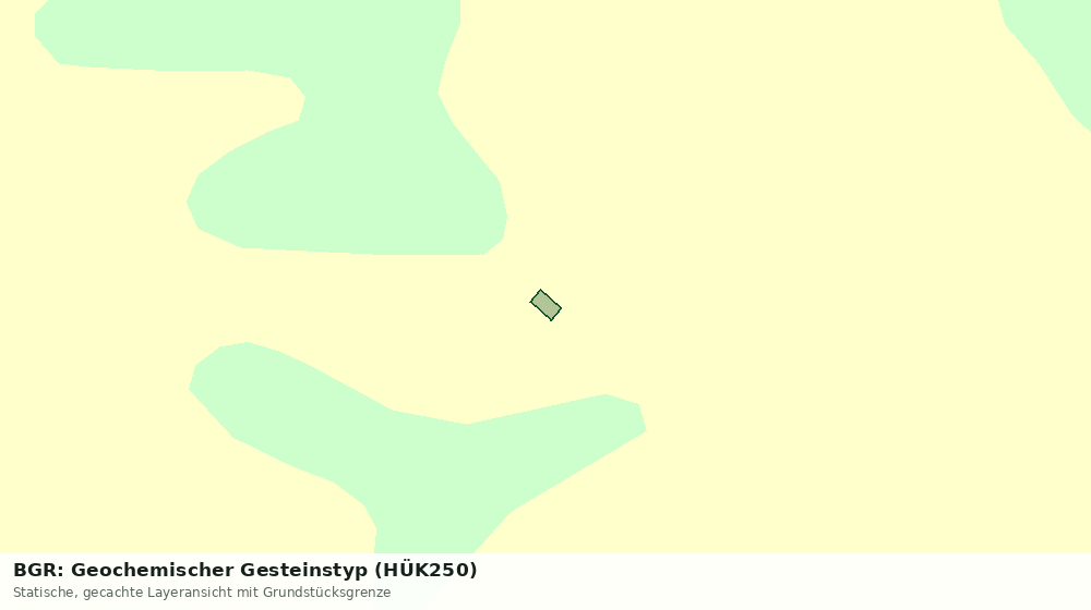 Statische Kartenansicht: BGR: Geochemischer Gesteinstyp (HÜK250)