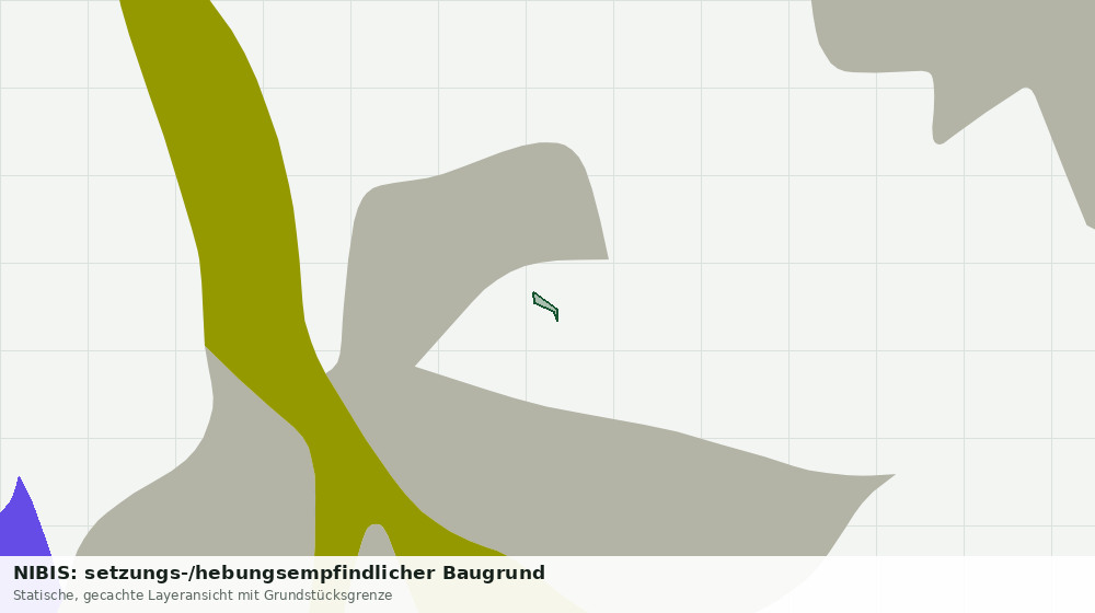 Statische Kartenansicht: NIBIS: setzungs-/hebungsempfindlicher Baugrund