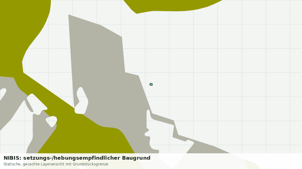 Statische Kartenansicht: NIBIS: setzungs-/hebungsempfindlicher Baugrund
