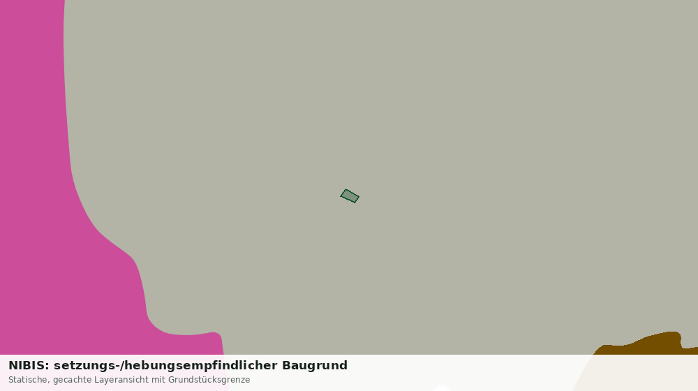 Statische Kartenansicht: NIBIS: setzungs-/hebungsempfindlicher Baugrund