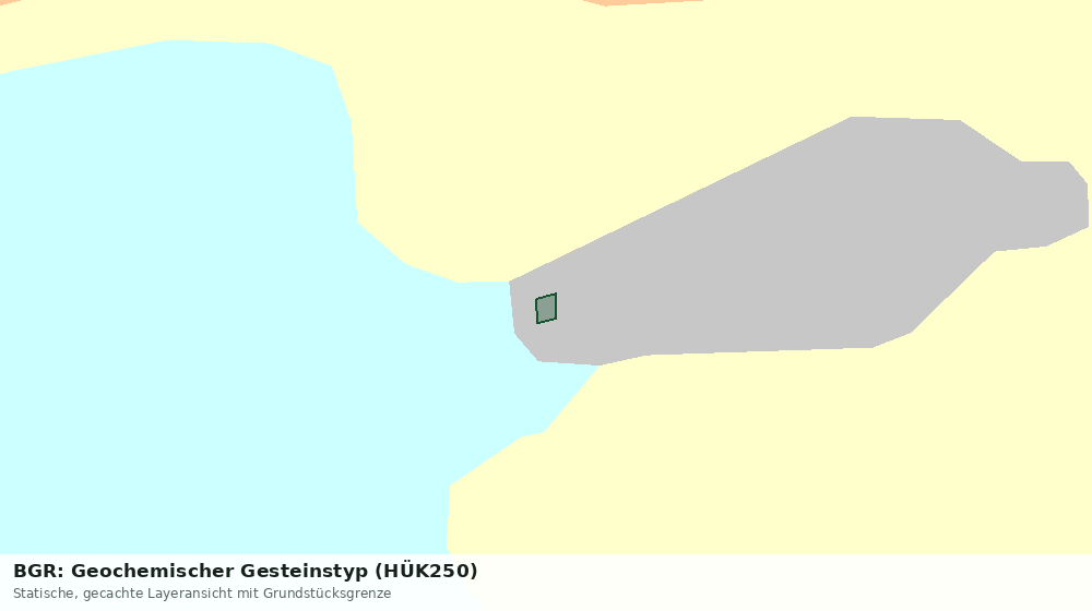 Statische Kartenansicht: BGR: Geochemischer Gesteinstyp (HÜK250)