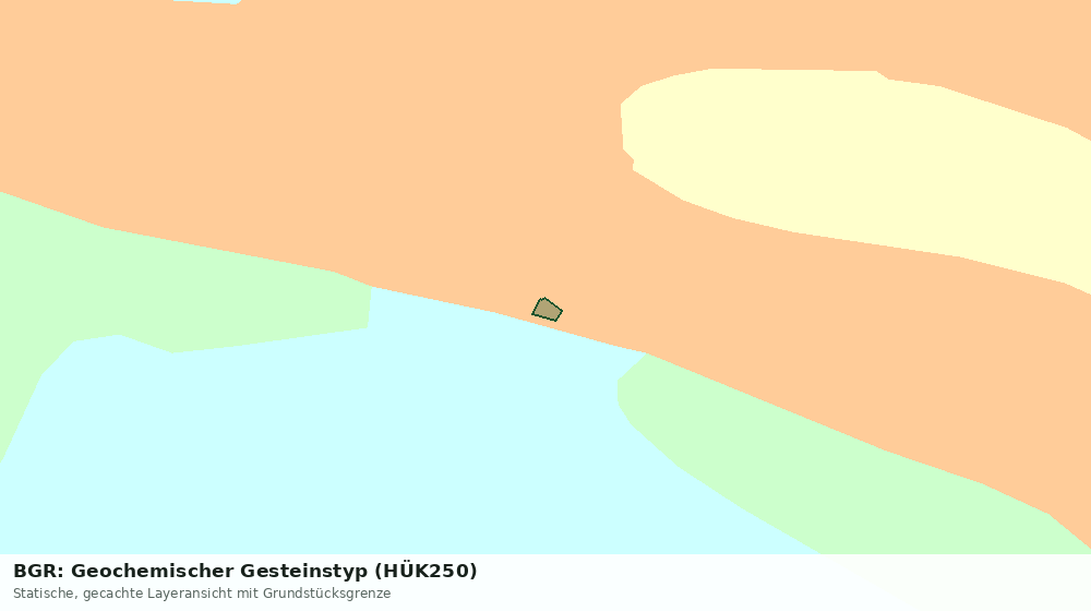 Statische Kartenansicht: BGR: Geochemischer Gesteinstyp (HÜK250)