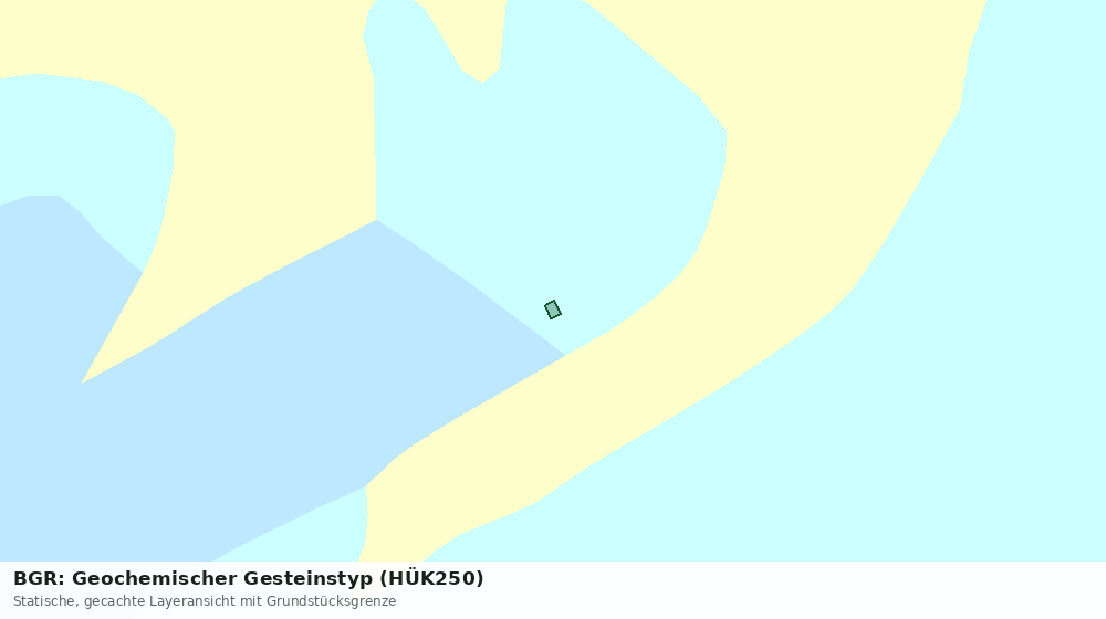 Statische Kartenansicht: BGR: Geochemischer Gesteinstyp (HÜK250)