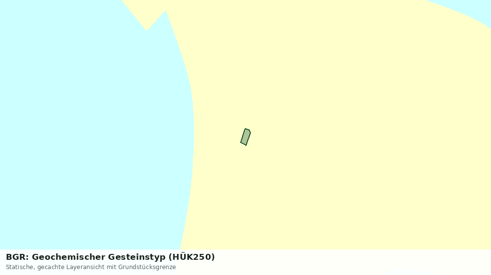 Statische Kartenansicht: BGR: Geochemischer Gesteinstyp (HÜK250)