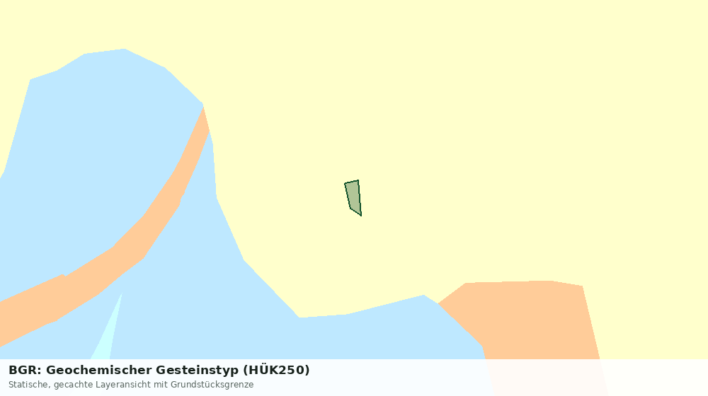 Statische Kartenansicht: BGR: Geochemischer Gesteinstyp (HÜK250)