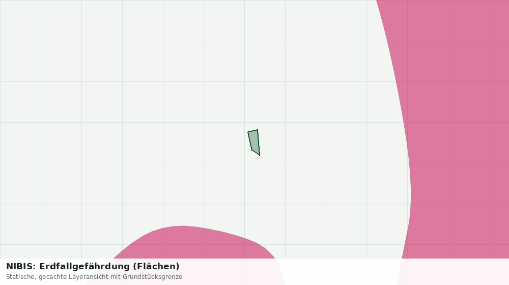 Statische Kartenansicht: NIBIS: Erdfallgefährdung (Flächen)
