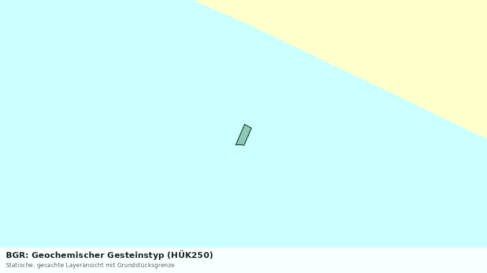 Statische Kartenansicht: BGR: Geochemischer Gesteinstyp (HÜK250)