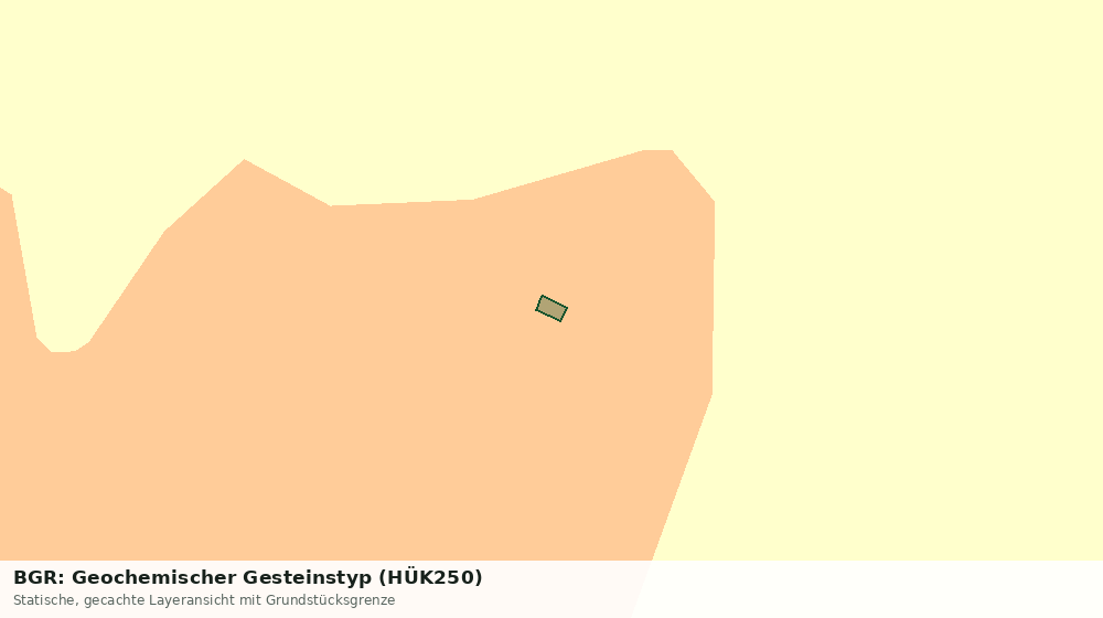 Statische Kartenansicht: BGR: Geochemischer Gesteinstyp (HÜK250)