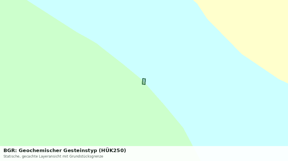 Statische Kartenansicht: BGR: Geochemischer Gesteinstyp (HÜK250)