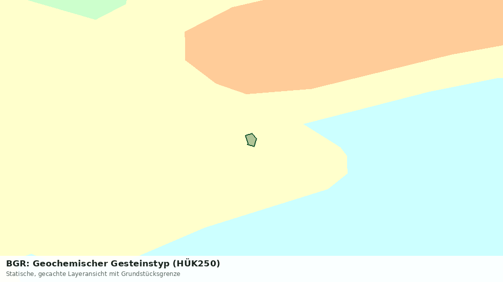 Statische Kartenansicht: BGR: Geochemischer Gesteinstyp (HÜK250)