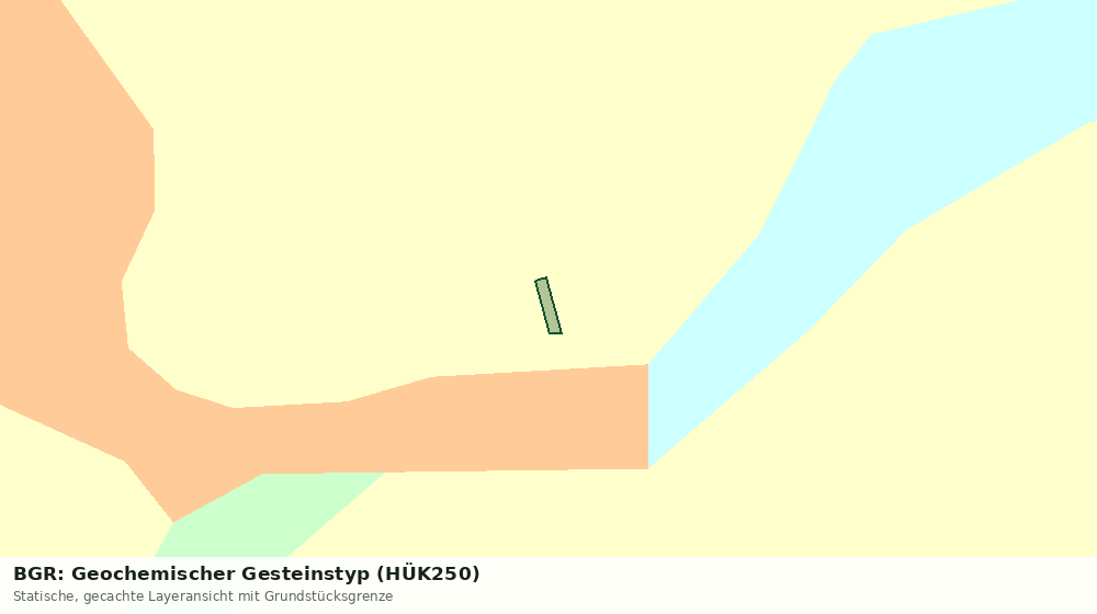 Statische Kartenansicht: BGR: Geochemischer Gesteinstyp (HÜK250)