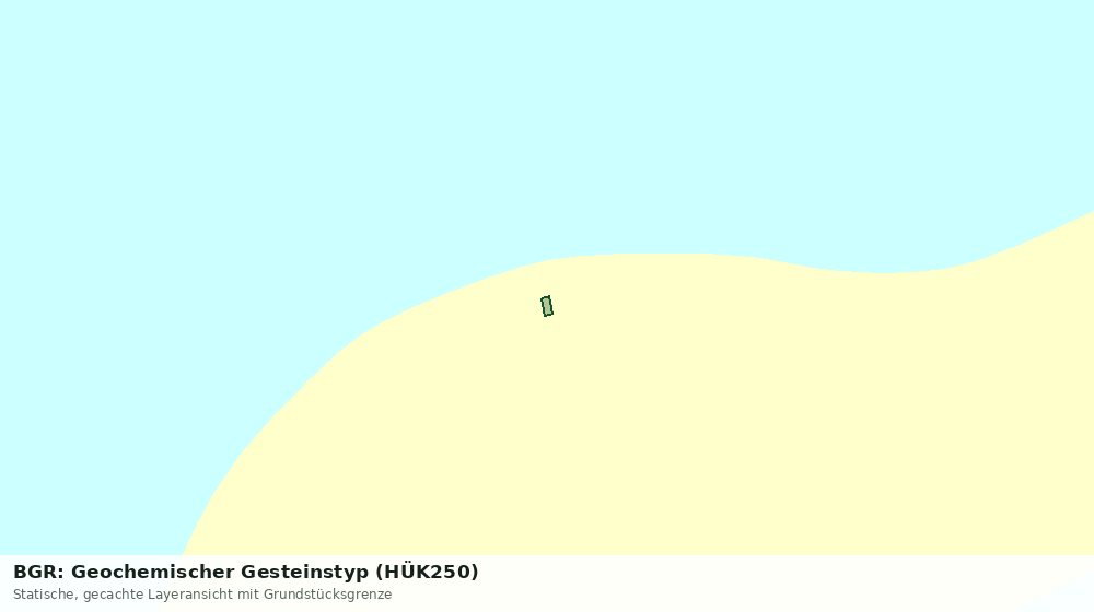 Statische Kartenansicht: BGR: Geochemischer Gesteinstyp (HÜK250)