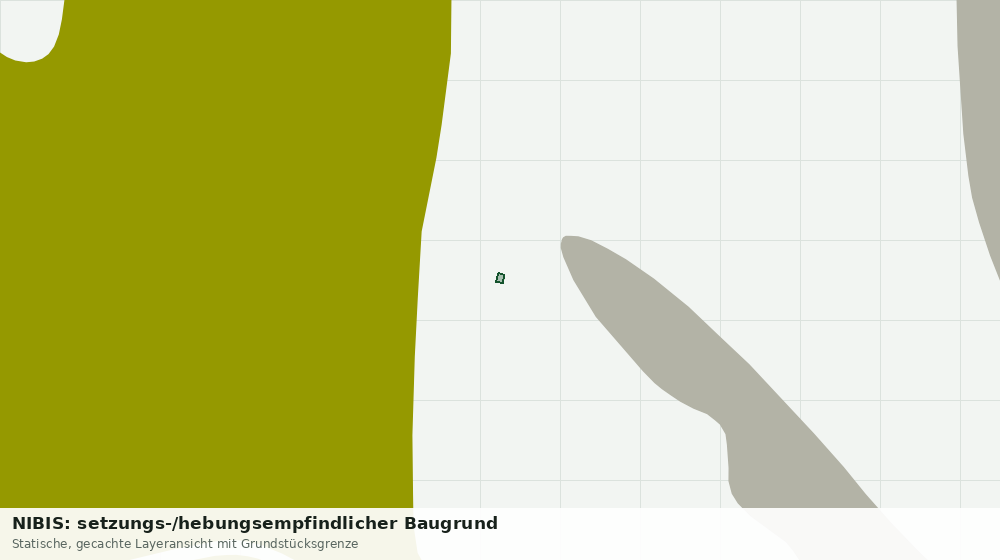 Statische Kartenansicht: NIBIS: setzungs-/hebungsempfindlicher Baugrund