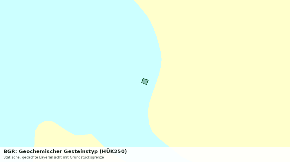 Statische Kartenansicht: BGR: Geochemischer Gesteinstyp (HÜK250)