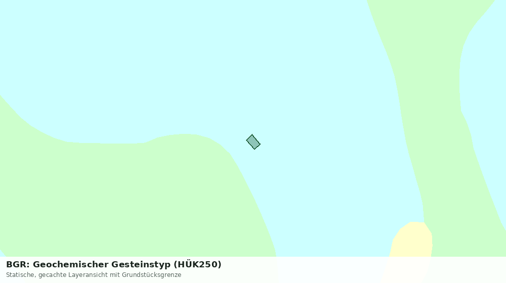 Statische Kartenansicht: BGR: Geochemischer Gesteinstyp (HÜK250)