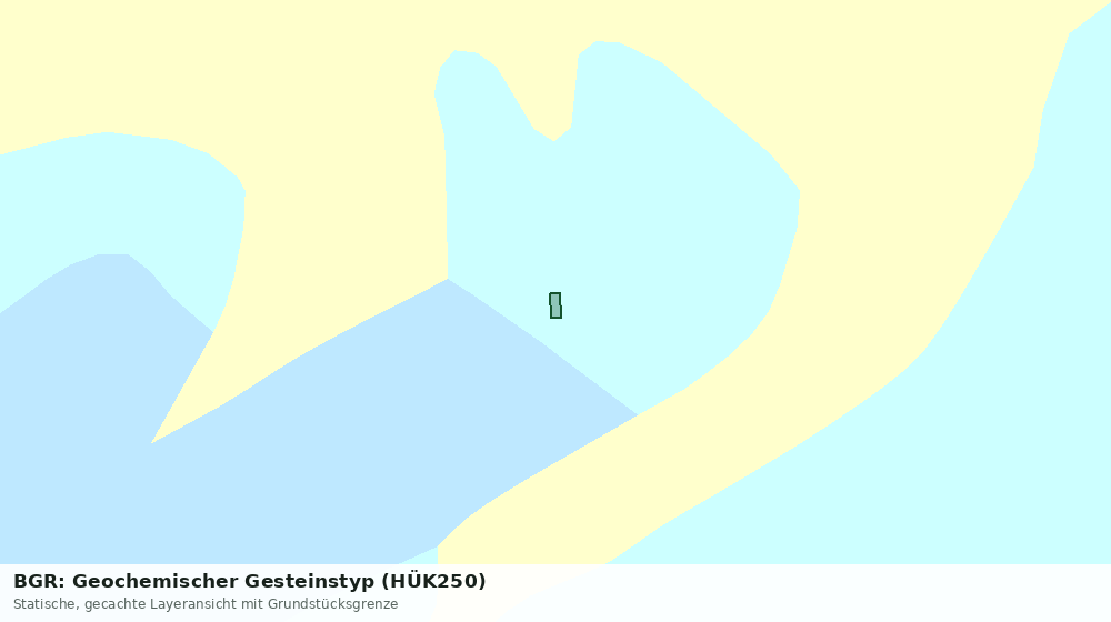 Statische Kartenansicht: BGR: Geochemischer Gesteinstyp (HÜK250)