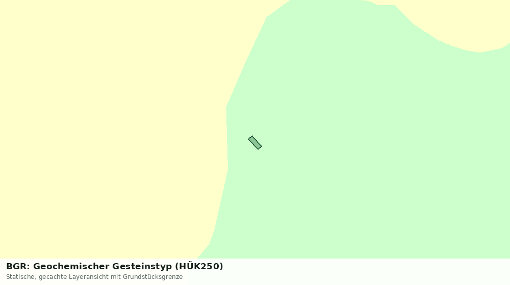 Statische Kartenansicht: BGR: Geochemischer Gesteinstyp (HÜK250)