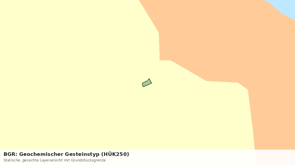Statische Kartenansicht: BGR: Geochemischer Gesteinstyp (HÜK250)