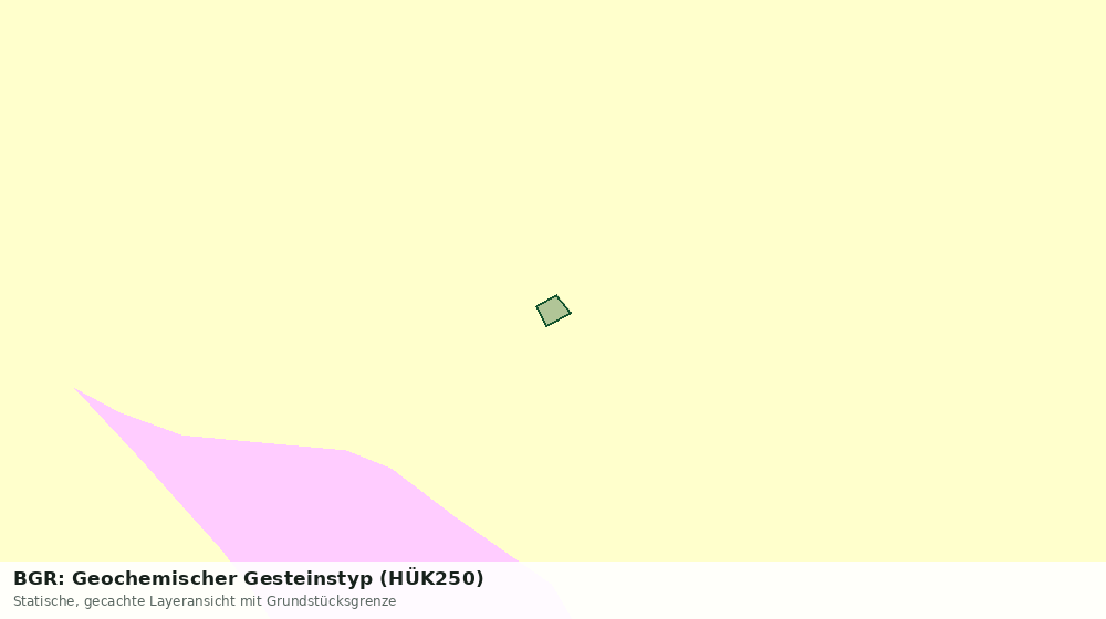 Statische Kartenansicht: BGR: Geochemischer Gesteinstyp (HÜK250)