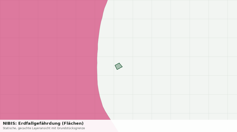 Statische Kartenansicht: NIBIS: Erdfallgefährdung (Flächen)