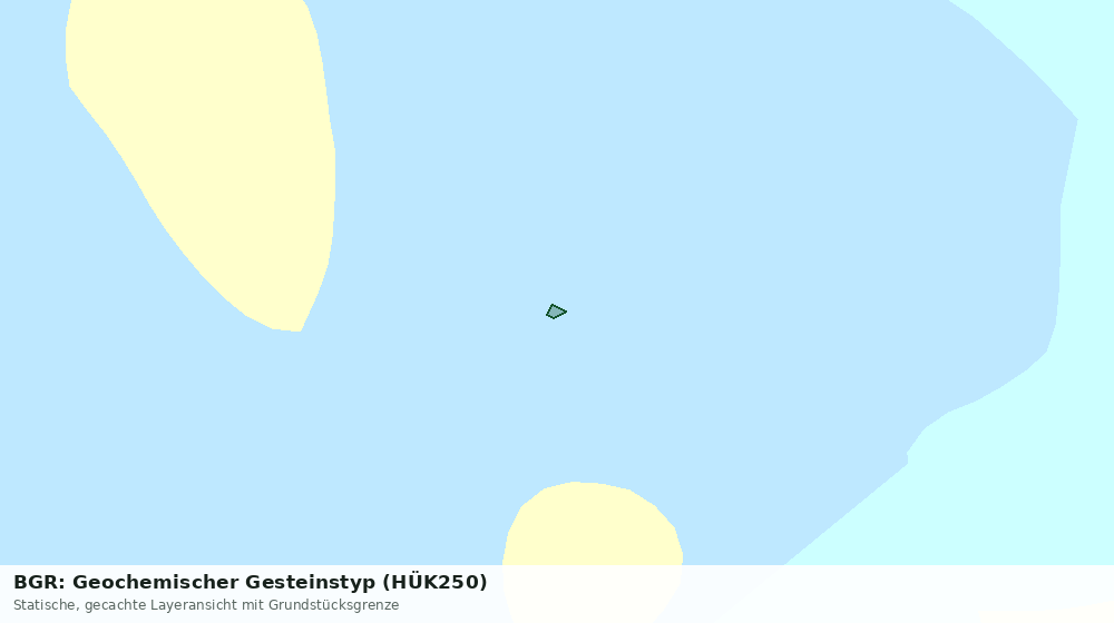 Statische Kartenansicht: BGR: Geochemischer Gesteinstyp (HÜK250)