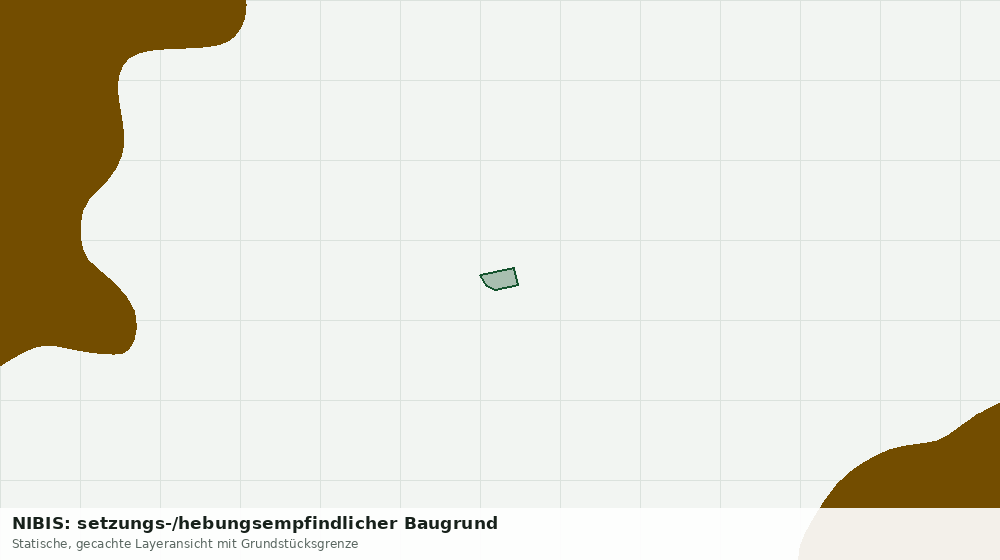 Statische Kartenansicht: NIBIS: setzungs-/hebungsempfindlicher Baugrund