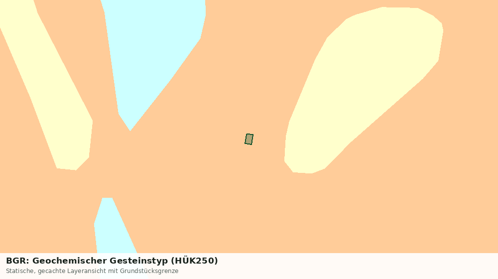 Statische Kartenansicht: BGR: Geochemischer Gesteinstyp (HÜK250)