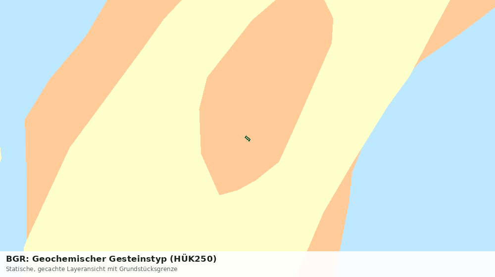 Statische Kartenansicht: BGR: Geochemischer Gesteinstyp (HÜK250)